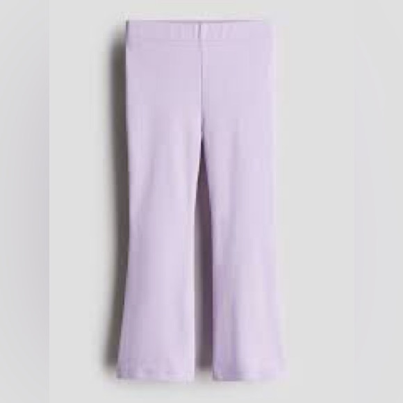 H&M Kids NEW NWT Purple Flare Leggings - 4T - Picture 1 of 5